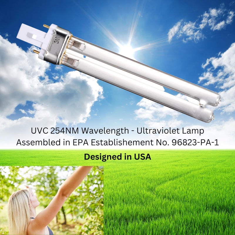 LSE Lighting 9W UV-C Ultraviolet Replacement Bulb | G23 Base | PL-S9W/TUV/G23 | Aquarium & Pond Compatible | High Performance Lamp | Designed in USA - Image 2